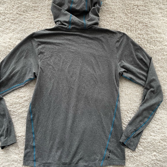 Men S THE NORTH FACE Flashdry Running Hoodie Gray - Picture 6 of 12